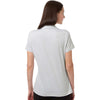Adidas Women's White 4-Way Stretch Printed Polo