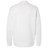 Adidas Men's Core White Elevated Fleece Quarter-Zip Pullover