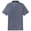UNRL Men's Mid Navy Abstract Polo
