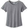 Allmade Women's Aluminum Grey Relaxed Tri-Blend Scoop Neck Tee