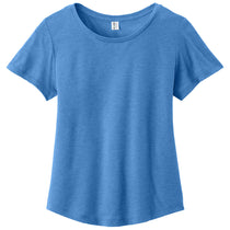 Allmade Women's Azure Blue Relaxed Tri-Blend Scoop Neck Tee