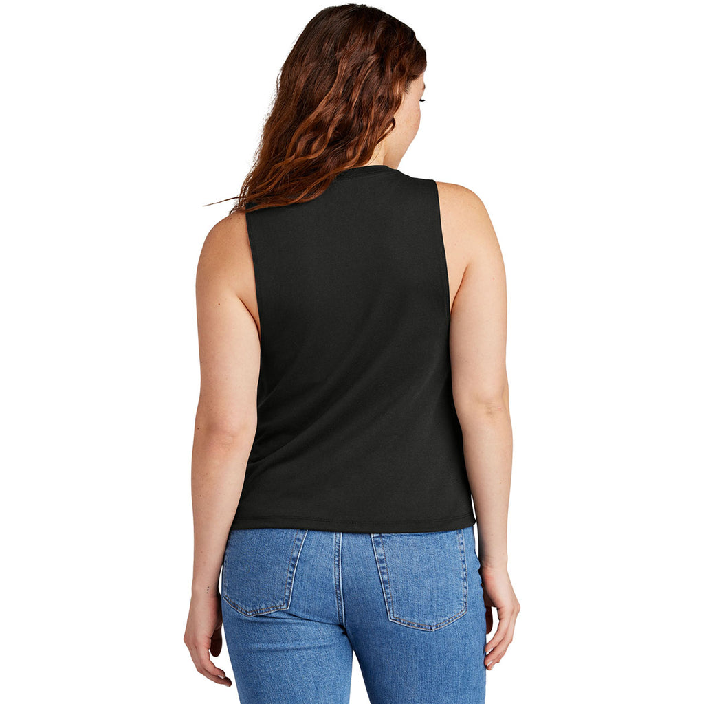 Allmade Women's Deep Black Tri-Blend Muscle Tank