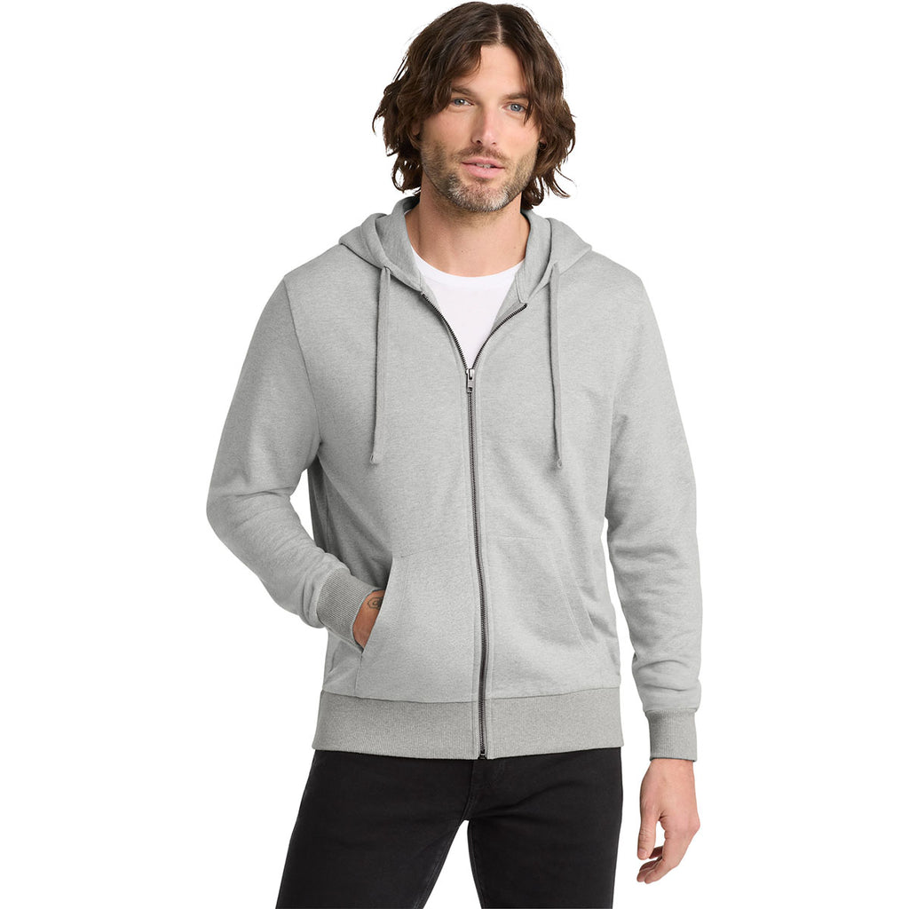 Allmade Unisex Granite Grey Heather Organic French Terry Full-Zip Hoodie