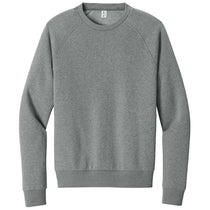 Allmade Unisex Aluminum Grey Heather Organic CVC Fleece Crewneck Sweatshirt