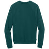 Allmade Unisex Deep Sea Green Organic CVC Fleece Crewneck Sweatshirt