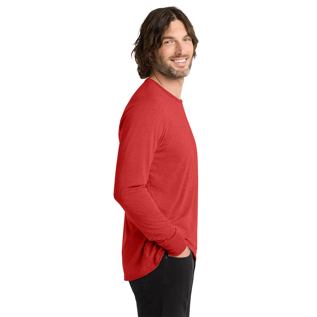 Allmade Unisex Rise Up Red Tri-Blend Long Sleeve Tee