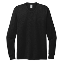 Allmade Unisex Space Black Tri-Blend Long Sleeve Tee