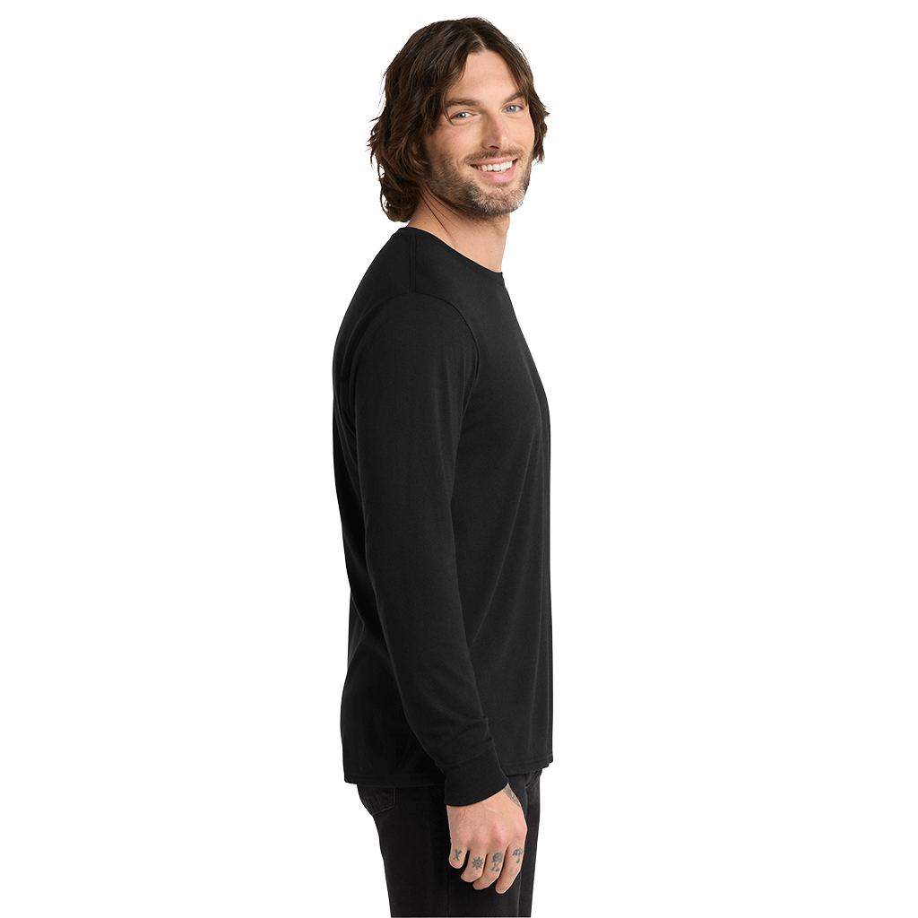 Allmade Unisex Space Black Tri-Blend Long Sleeve Tee