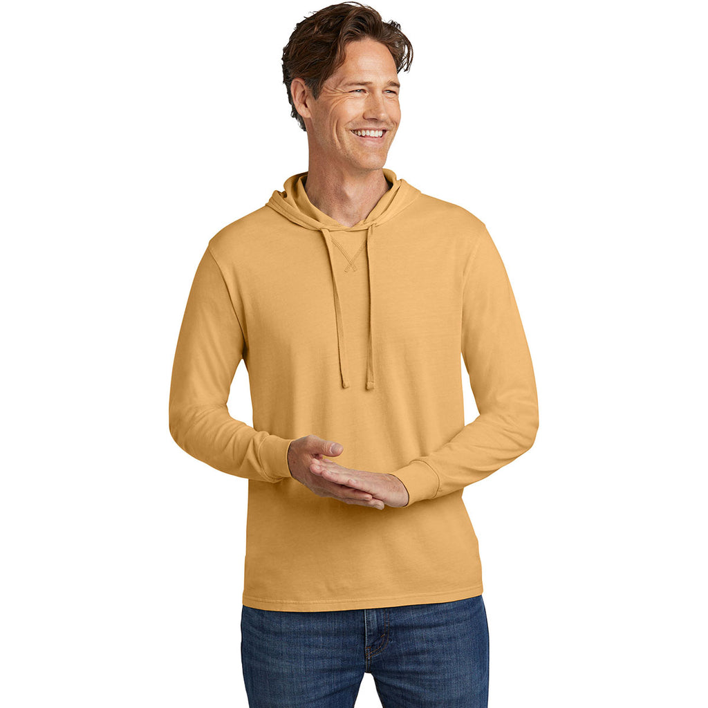 Allmade Unisex Golden Wheat Mineral Dye Organic Cotton Hoodie Tee