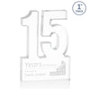 St. Regis Clear Astoria Award Number 15 - Laser Engraved