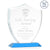 St. Regis Sky Blue Scudo Shield Award 8.125