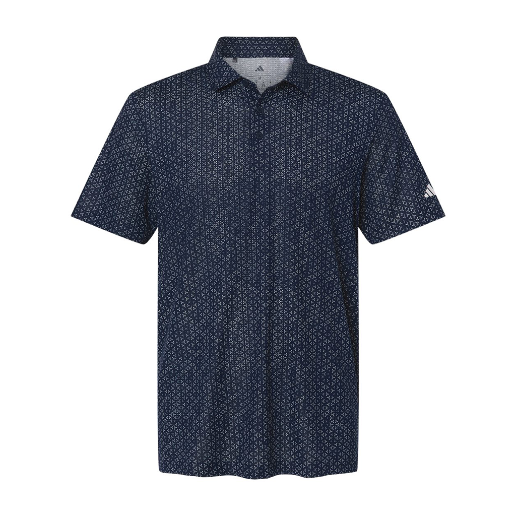 Adidas Men's Collegiate Navy/White Ultimate365 Mesh Tango Print Climacool Polo - Limited Edition