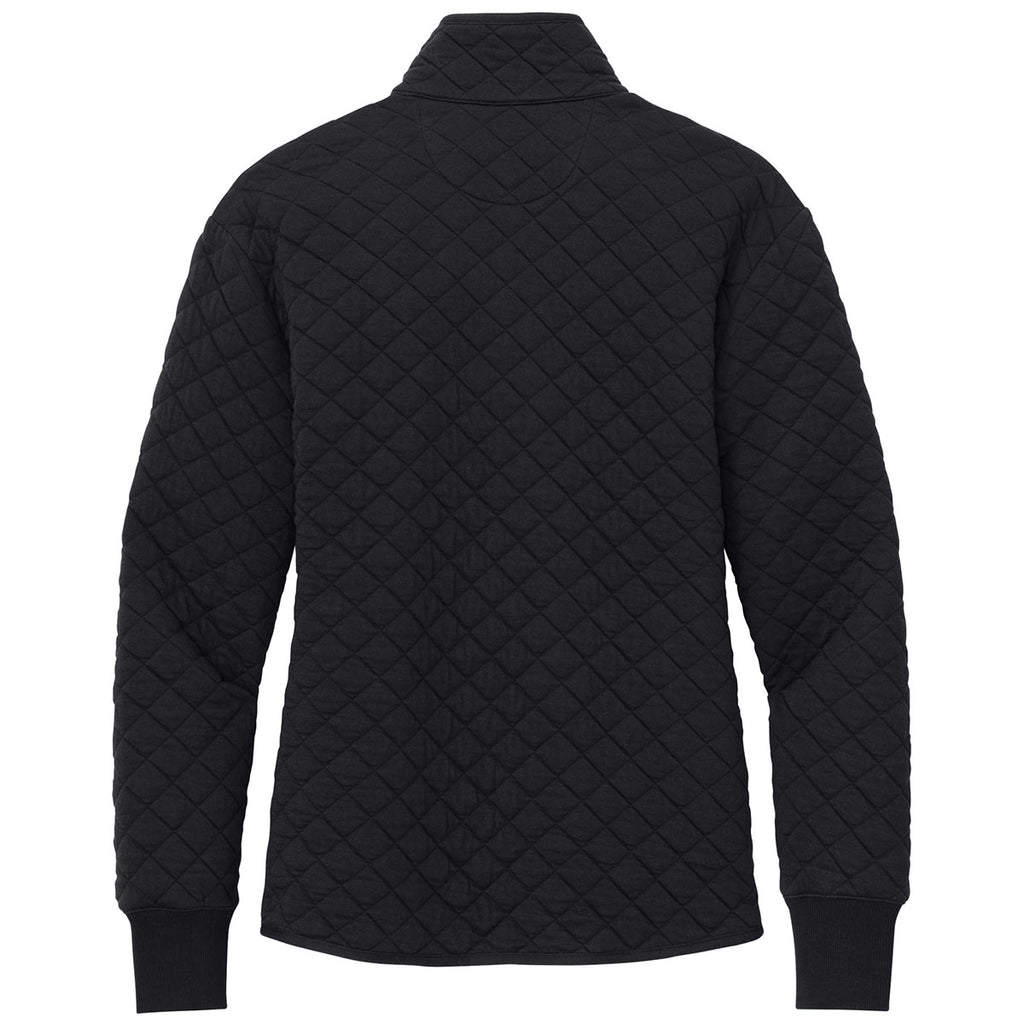 Brooks Brothers Women's Deep Black Diamond Quilt Full-Zip