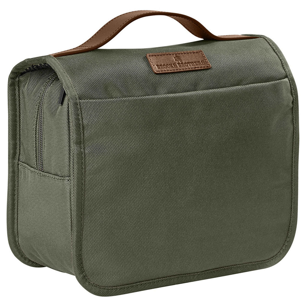 Brooks Brothers Noble Green Oxford Small Travel Bag