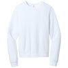 Bella + Canvas Unisex White Sponge Fleece Classic Crewneck Sweatshirt