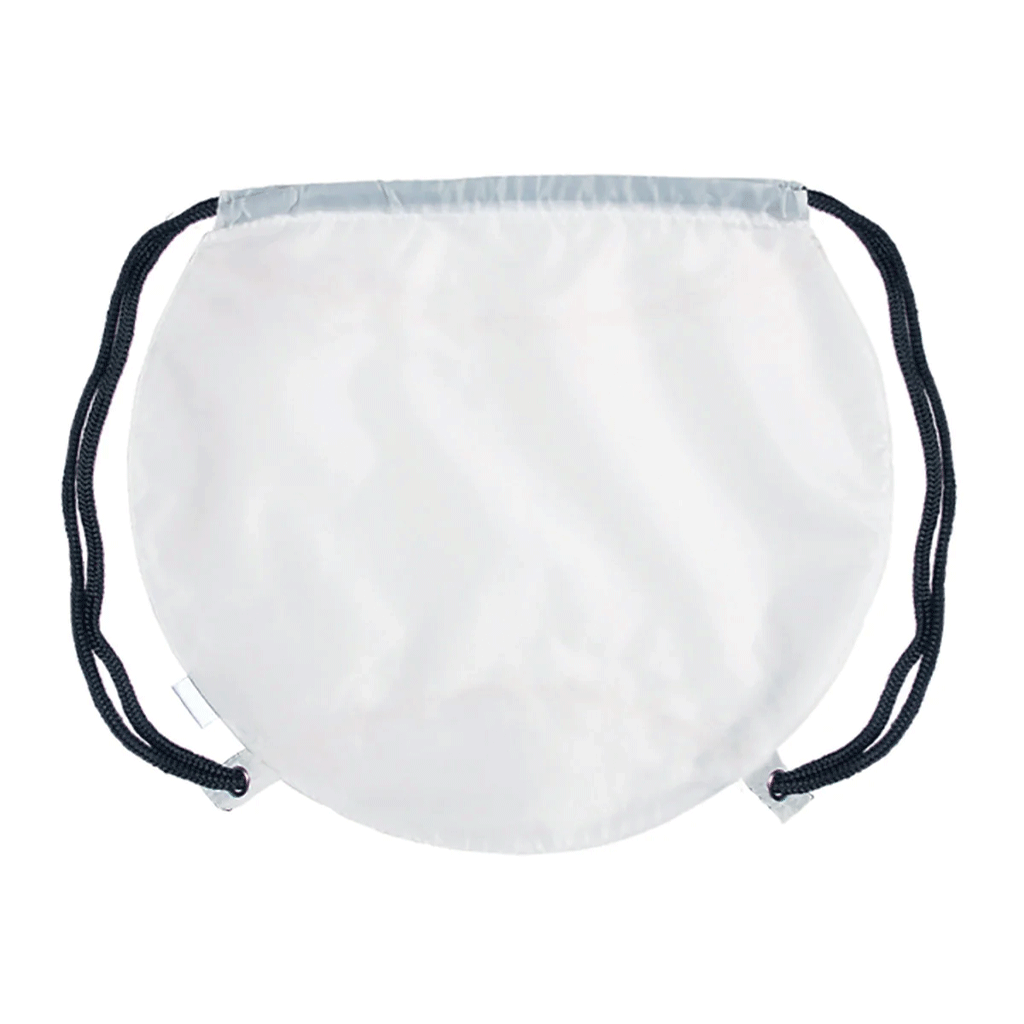 Prime Line White Game Time! Baseball Drawstring Bag