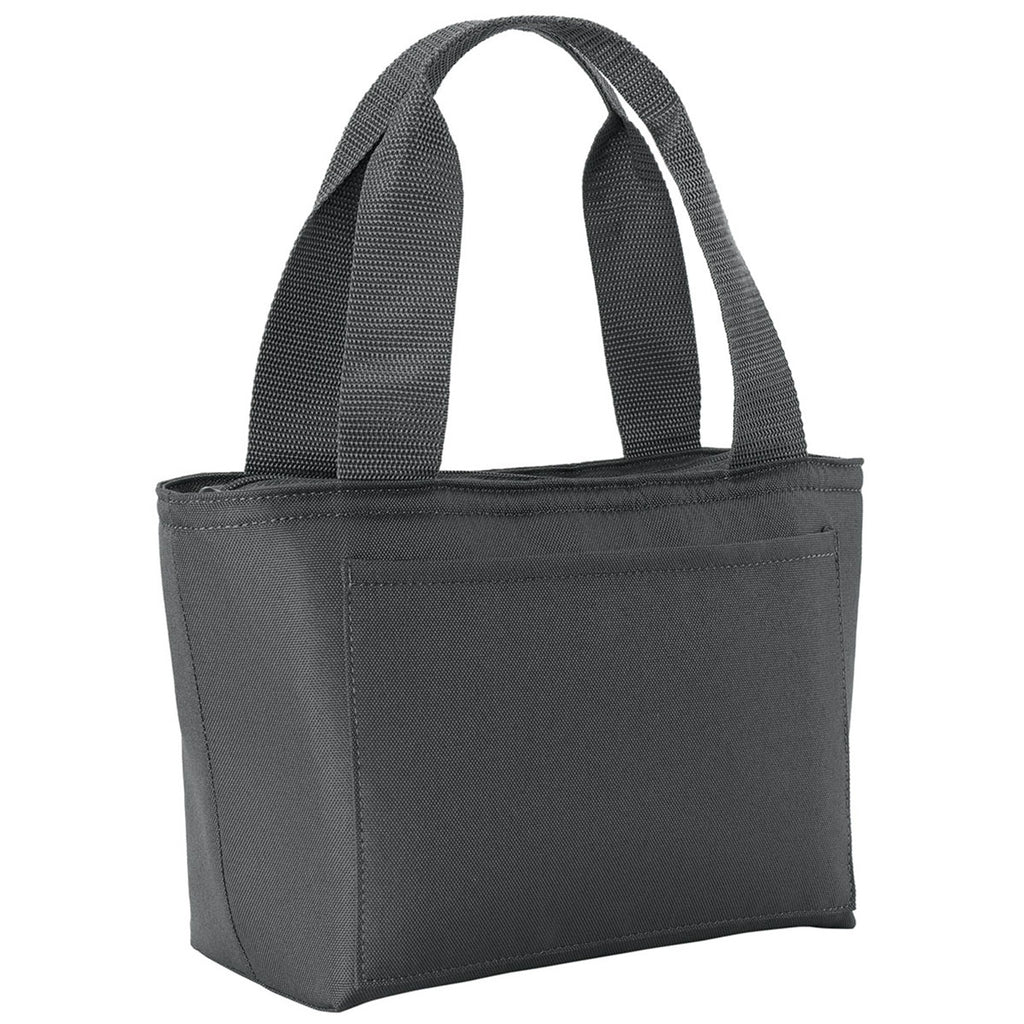 Port Authority Grey Steel Insulated Lunch Tote