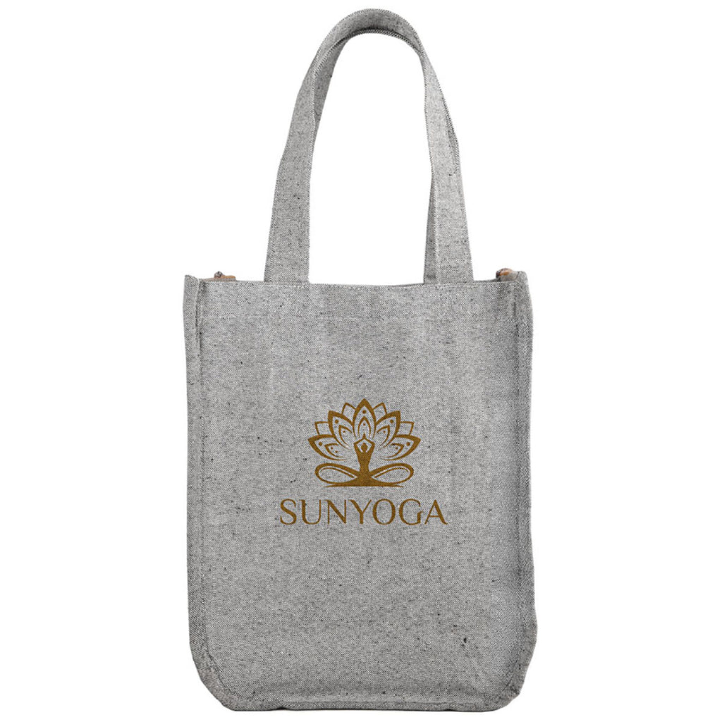 Beacon Heathered Grey-Brown Quetico 10oz Cotton & Jute Fashion Tote