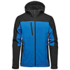 Stormtech Men's Azure Blue/Black Cascades Softshell Hoody