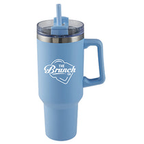 Best Promotions USA Light Blue Frosty 40 Oz Tumbler