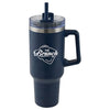 Best Promotions USA Navy Frosty 40 Oz Tumbler