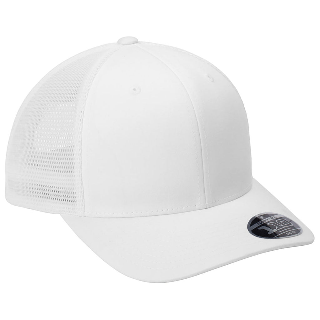Port Authority White/WhiteFlexfit 110 Mesh Cap