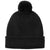 Port Authority Deep Black Cozy Pom Beanie