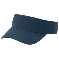 Port Authority River Blue Navy Poly Visor