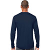Core 365 Unisex Classic Navy Capital Long Sleeve Performance T-Shirt