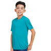 Core 365 Youth Clear Teal Capital Performance T-Shirt