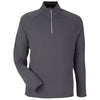 Core 365 Men's Carbon/Black Origin Performance Pique Quarter Zip