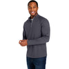 Core 365 Men's Carbon/Black Origin Performance Pique Quarter Zip