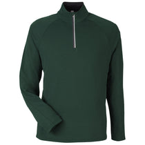 Core 365 Men's Forest/Carbon Origin Performance Pique Quarter Zip