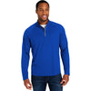 Core 365 Men's True Royal/Carbon Origin Performance Pique Quarter Zip