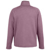 Core 365 Men's Burgundy/White Venture Heathered Stripe Full-Zip