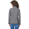 Core 365 Women's Black/White Venture Heathered Stripe Full-Zip