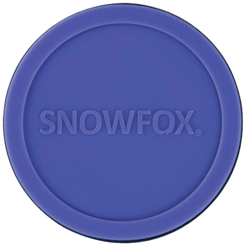 Snowfox Blue 8 oz. Double Wall Steel Stemmed Martini Glass