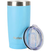 Hurley Light Blue 20 oz. Double Wall Stainless Steel Travel Tumbler