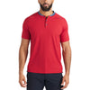 UNRL Men's Carmine Red Condor Polo