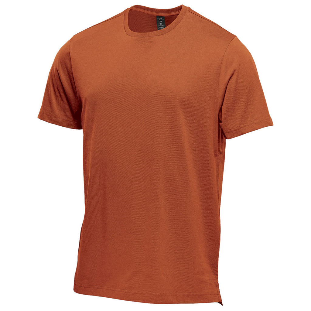 Stormtech Men's Rust Heather Equinox Short Sleeve Tee