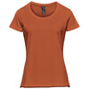 Stormtech Women's Rust Heather Equinox Short Sleeve Tee