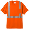 CornerStone Unisex Safety Orange ANSI 107 Class 2 Segmented Tape Tee