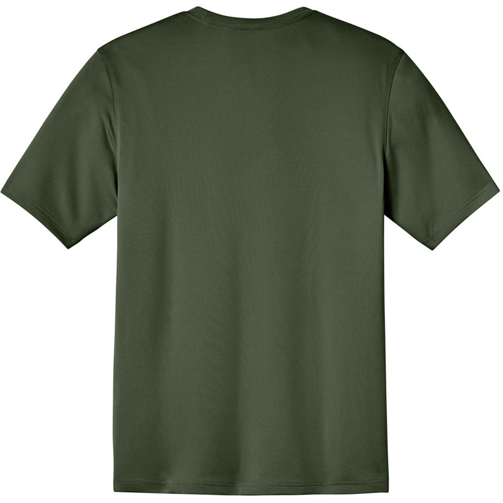 CornerStone Men's Tactical Green Workwear Pro Short Sleeve Pocket Tee