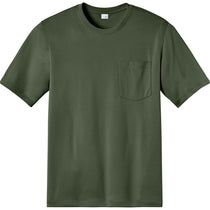 CornerStone Men's Tactical Green Workwear Pro Short Sleeve Pocket Tee