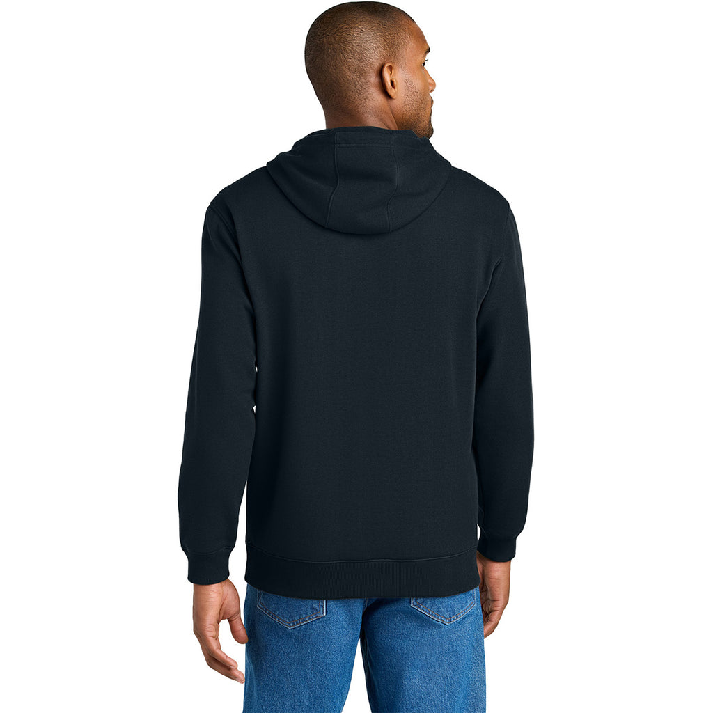 CornerStone Men's Navy Tough Fleece Pullover Hoodie