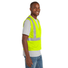 CornerStone Men's Safety Yellow ANSI 107 Class 2 Mesh Zippered Vest