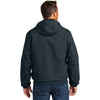 Carhartt Men's Dark Navy Thermal-Lined Duck Active Jacket