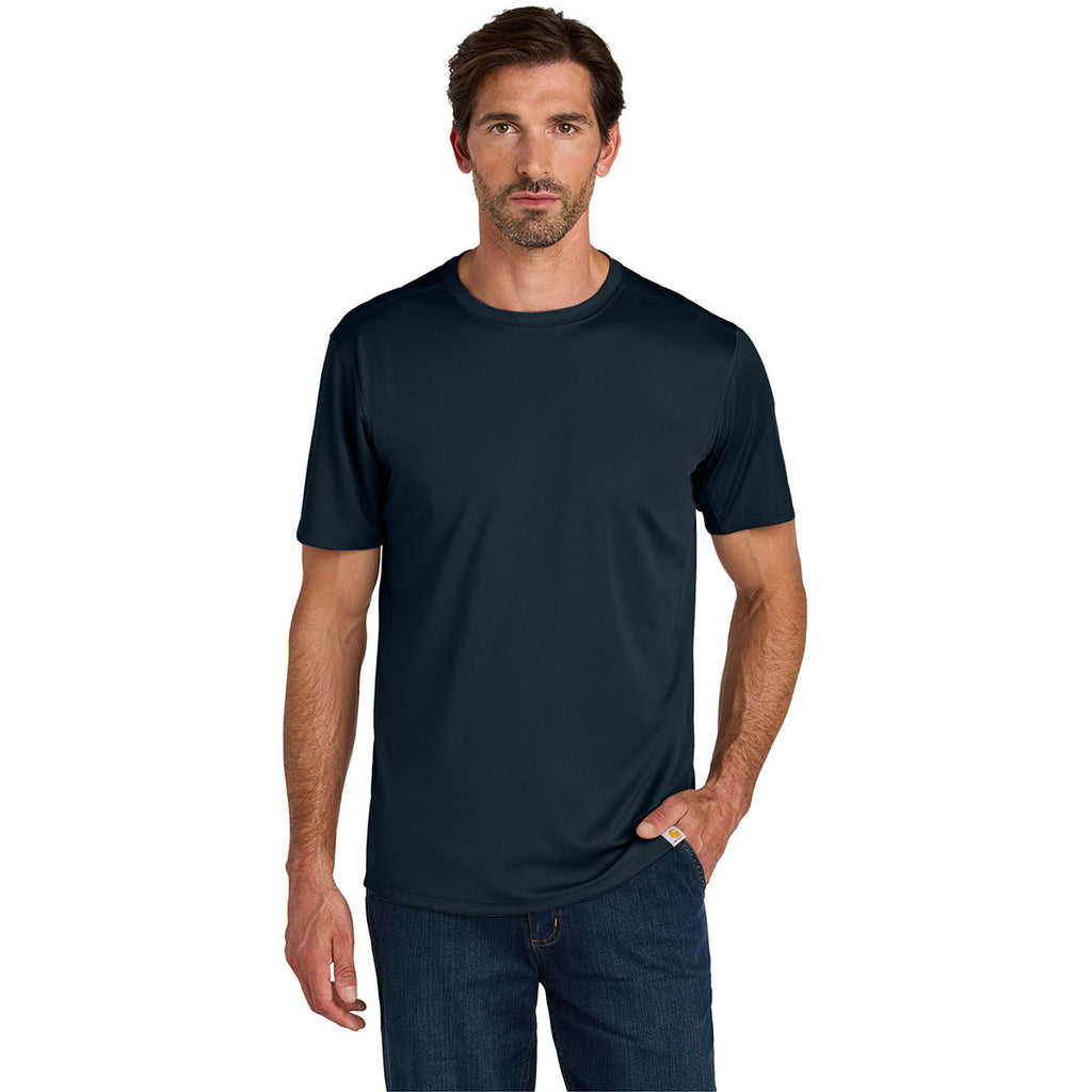 Carhartt Men's Navy Force Sun Defender Short Sleeve T-Shirt