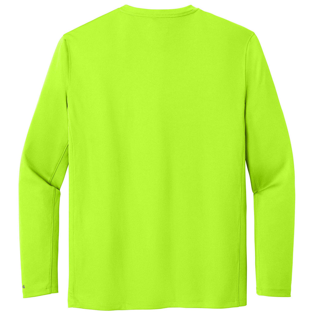 Carhartt Men's Brite Lime Force Sun Defender Long Sleeve T-Shirt