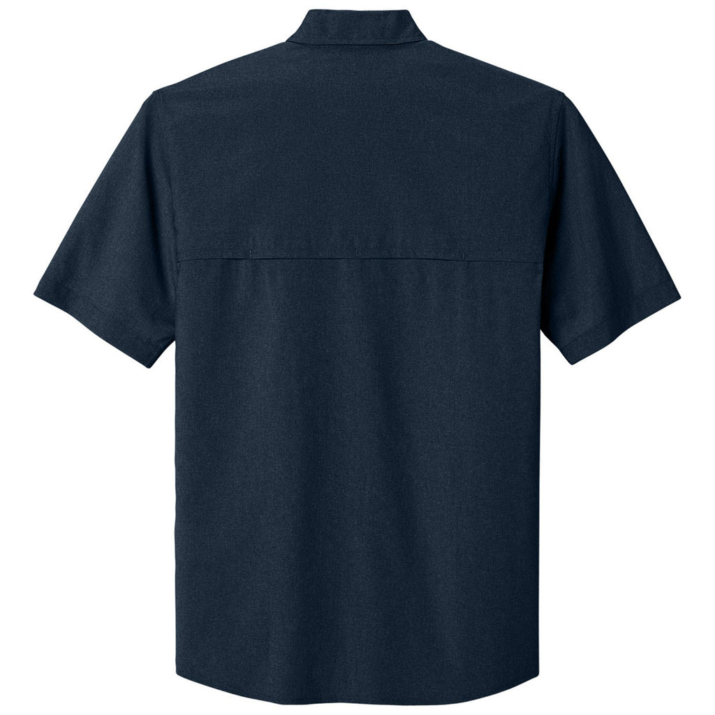 Carhartt Men's Navy Force Sun Defender Short Sleeve Shirt